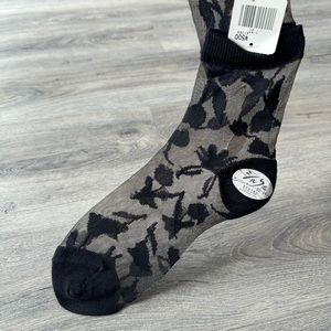 Sheer Floral Socks